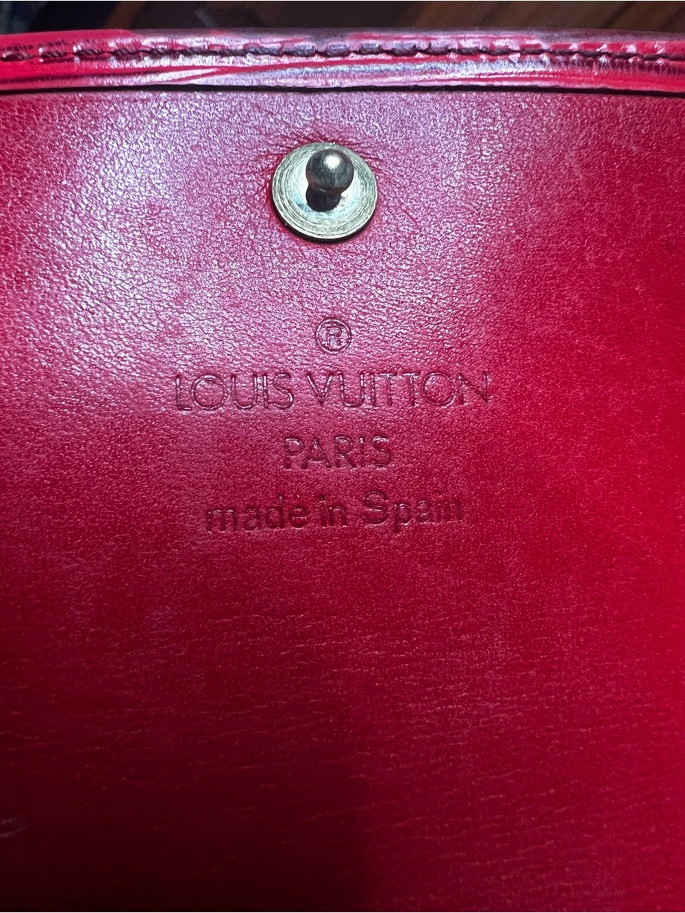 Louis Vuitton Red Epi Leather Continental Wallet - Picture 9 of 15